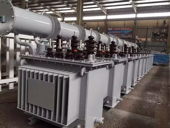 Transformador de distribución de energía sumergido en aceite de 12500kVA 33/11kv
